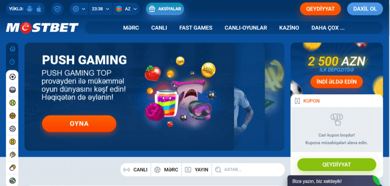 Mostbet: Azərbaycan onlayn casino və mərc saytı