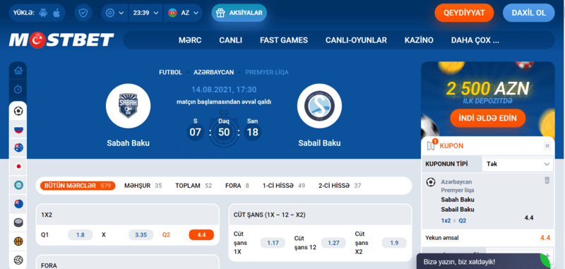 Mostbet: Azərbaycan onlayn casino və mərc saytı